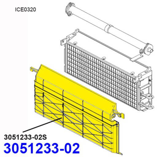 3051233-02S Splash Curtain Diagram