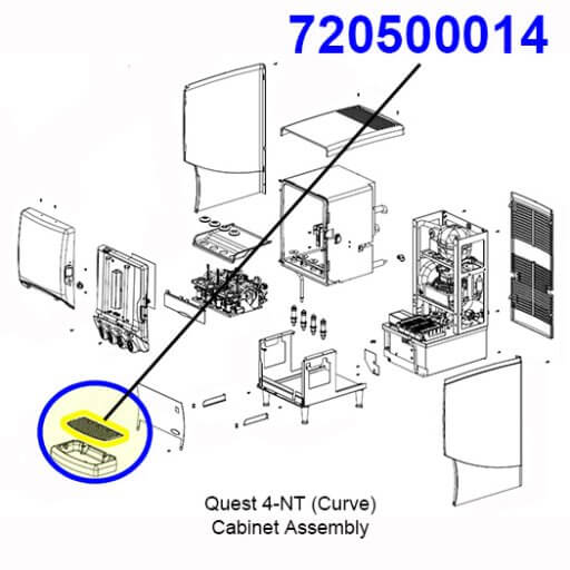 720500014 Cup Rest Diagram