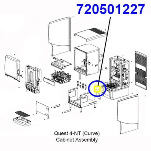 720501227 Drain Clip Diagram
