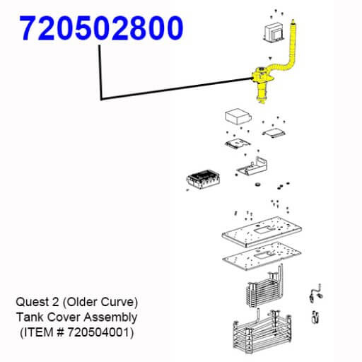 720502800 Agitator Assembly Diagram