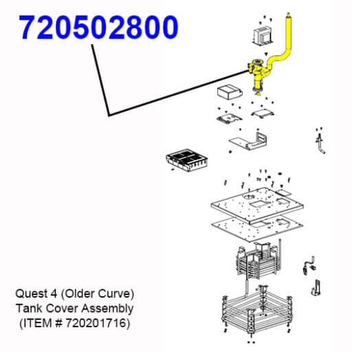 720502800 Agitator Assembly Diagram