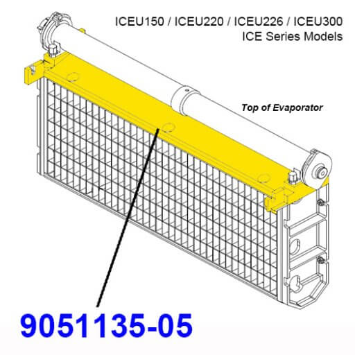 9051135-05 Evaporator Water Spillway Diagram