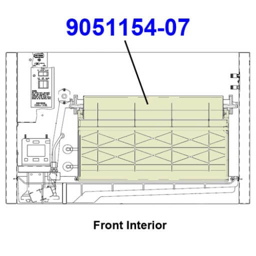 9051154-07 Splash Curtain Diagram