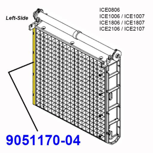 9051170-04 Evaporator Left Panel Diagram