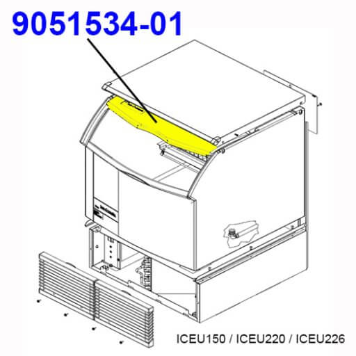 9051534-01 Bin Door Diagram