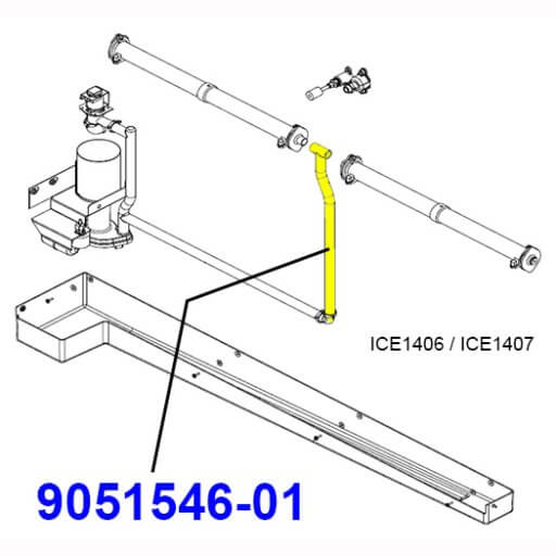 9051546-01 Water Distribution Tube Diagram