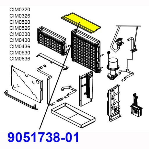 9051738-01 Top Cover Diagram