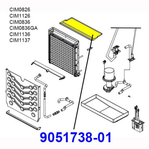 9051738-01 Top Cover Diagram