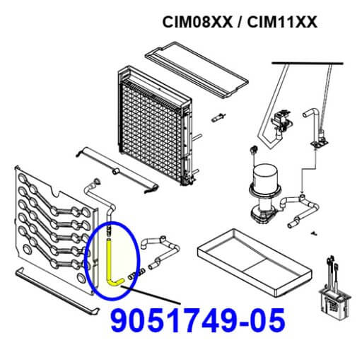 9051749-05 Side Water Tube Diagram