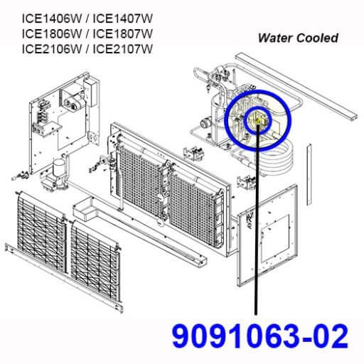 9091063-02 Water Inlet Fitting Diagram