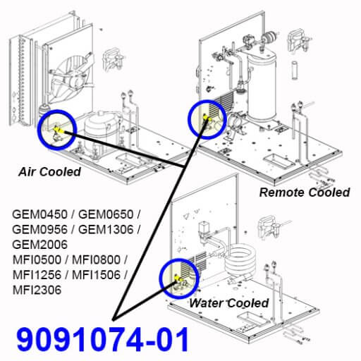 9091074-01 Water Inlet Fitting Diagram