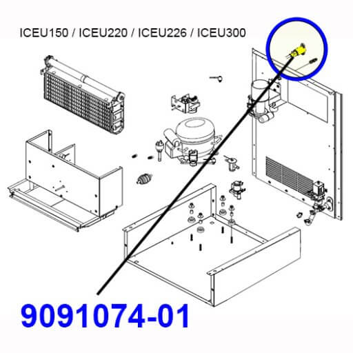 9091074-01 Water Inlet Fitting Diagram