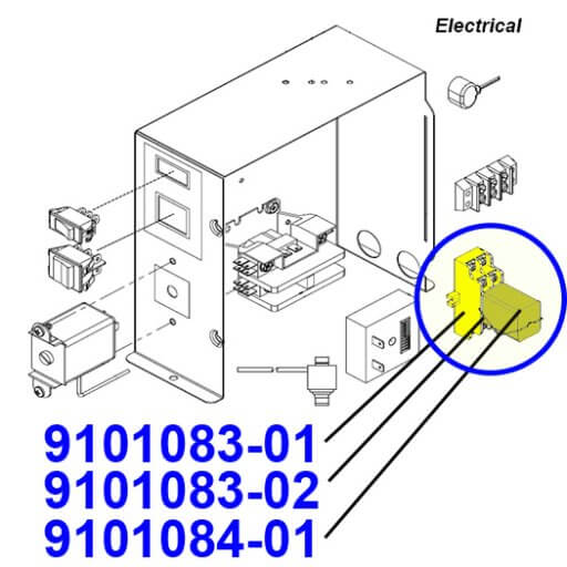 9101083-02 Relay Retaining Spring Diagram