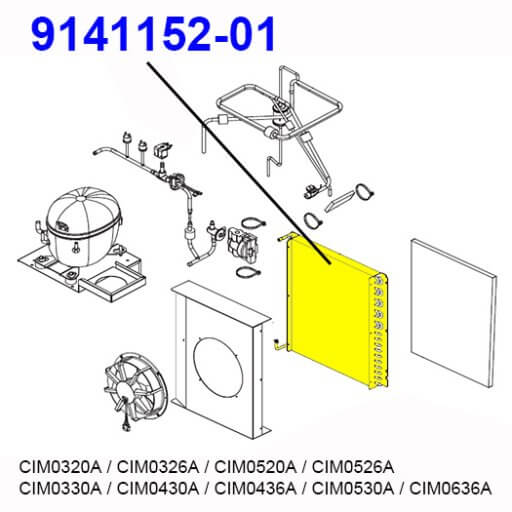 9141152-01 Air Condenser Diagram