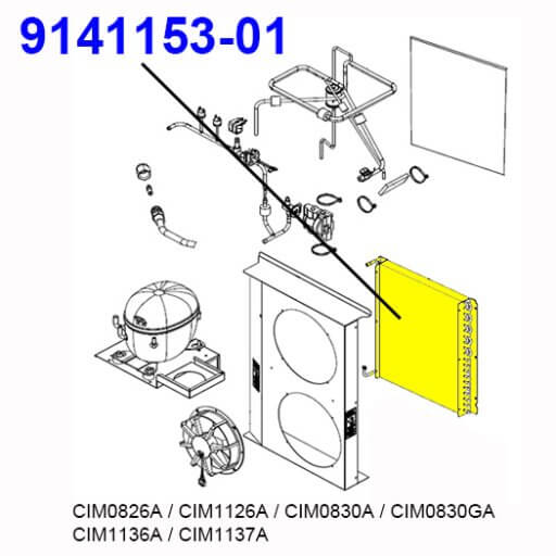9141153-01 Air Condenser Diagram