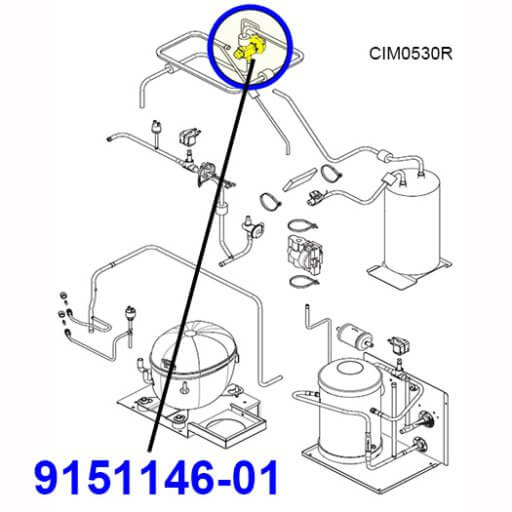 9151146-01 Crankcase Regulator Valve Diagram