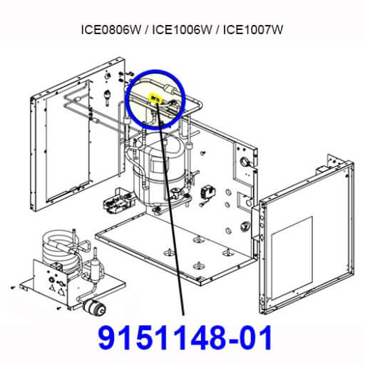9151148-01 Hot Gas Valve Body Diagram