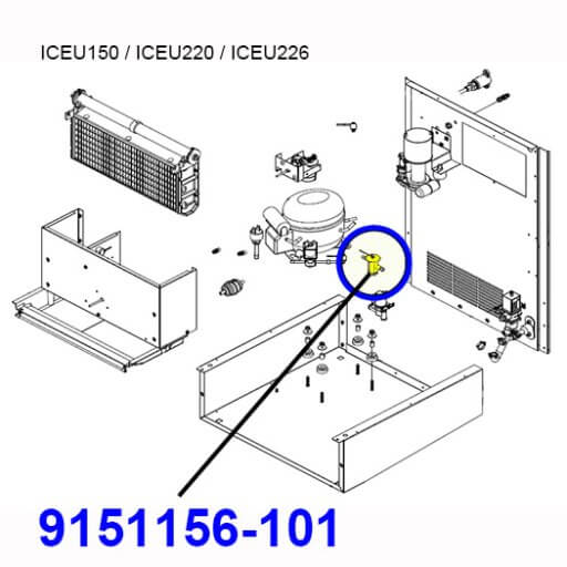 9151156-101 TXV Valve Kit Diagram