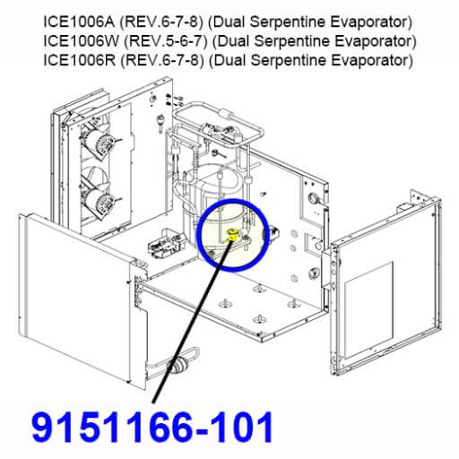 9151166-101 TXV Valve Kit Diagram