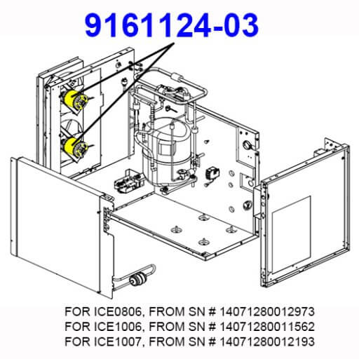 9161124-03 Fan Condenser Motor Diagram
