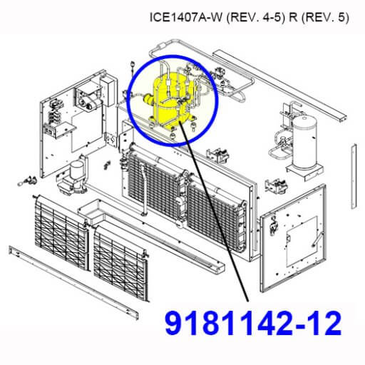 9181142-12 Compressor Kit 3-Phase Diagram
