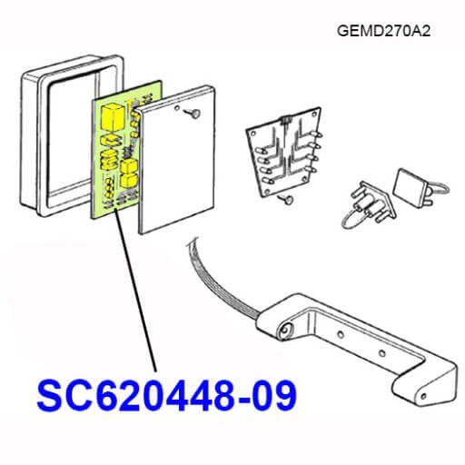 SC620448-09 PC Board Diagram