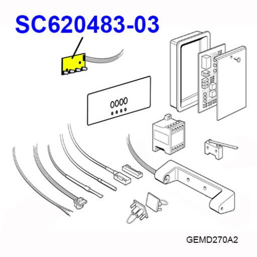 SC620483-03 Display Board Diagram