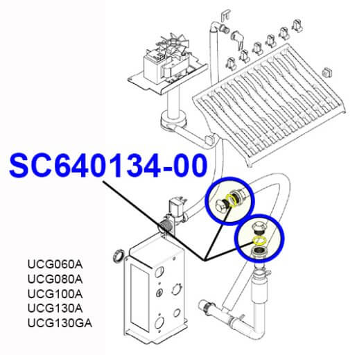 SC640134-00 UCG O-Ring Diagram
