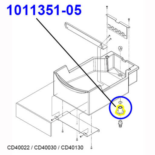 1011351-05 Drain Bottom Diagram