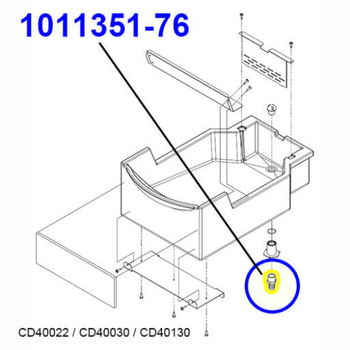 1011351-76 Drain Fitting Diagram