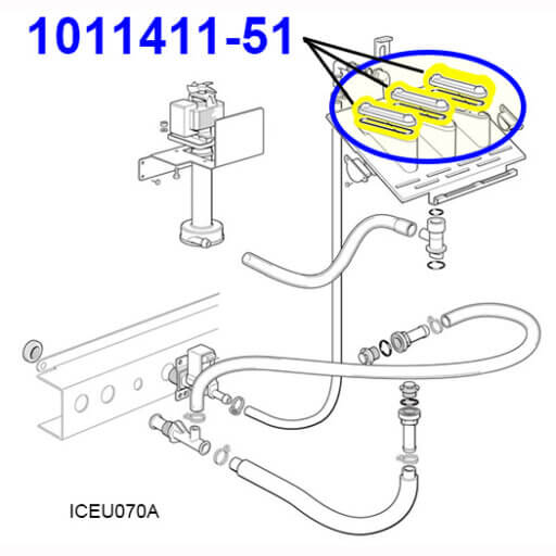 1011411-51 Spray Cover Kit Diagram