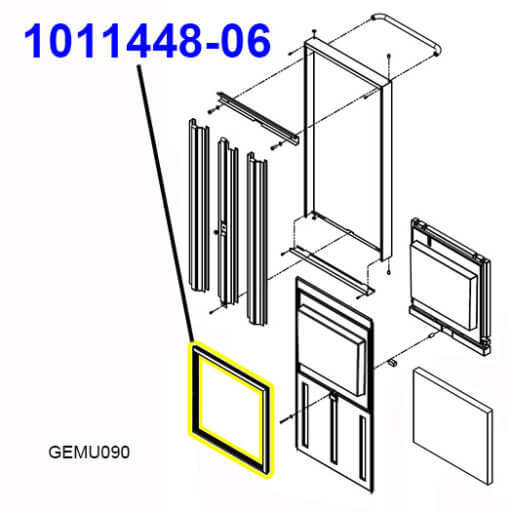 1011448-06 Door Gasket Diagram