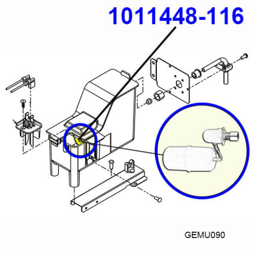 1011448-116 Float Valve Only Diagram