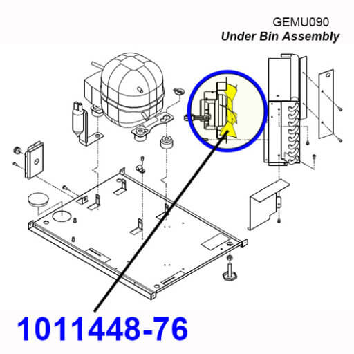 1011448-76 Fan Blade Diagram