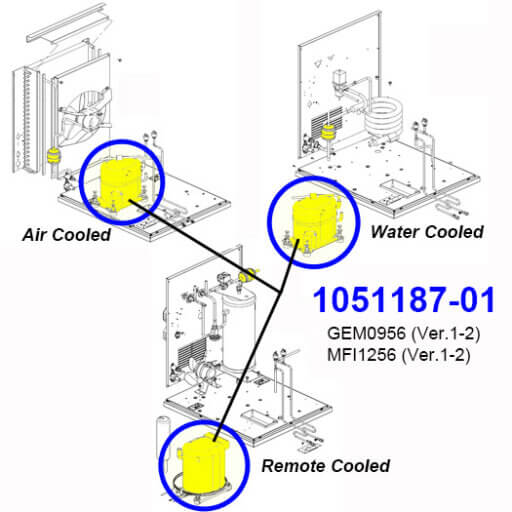 1051187-01 Compressor Replacement Kit Diagram