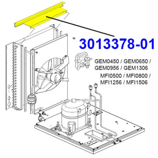 3013378-01 Fan Shroud Cover Diagram
