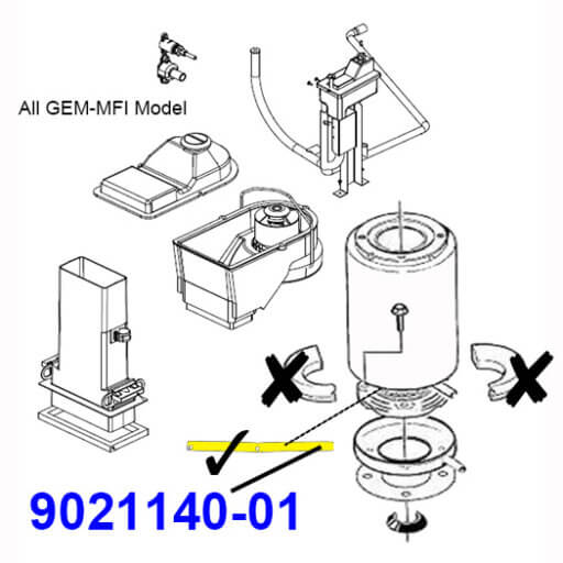 9021140-01 Evaporator Insulation Diagram