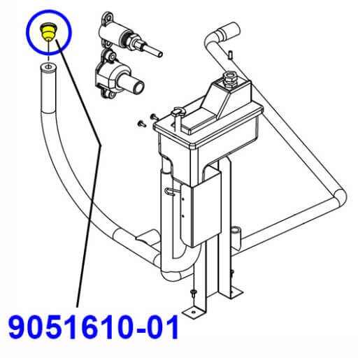 9051610-01 Rubber Plug Diagram