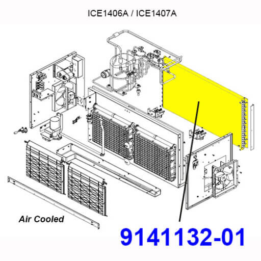 9141132-01 Air Cooled Condenser Diagram