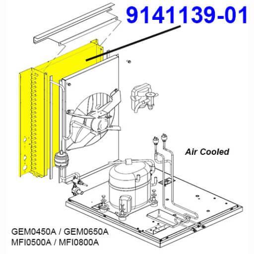 9141139-01 Air Cooled Condenser Diagram