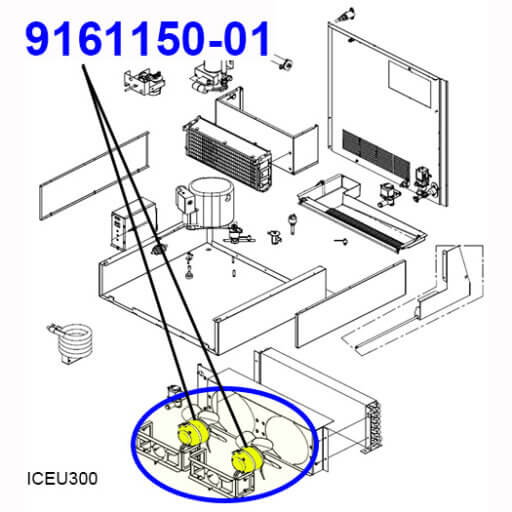 9161150-01 Fan Motor 120v Diagram
