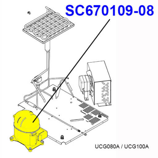 SC670109-08 Compressor Kit Diagram