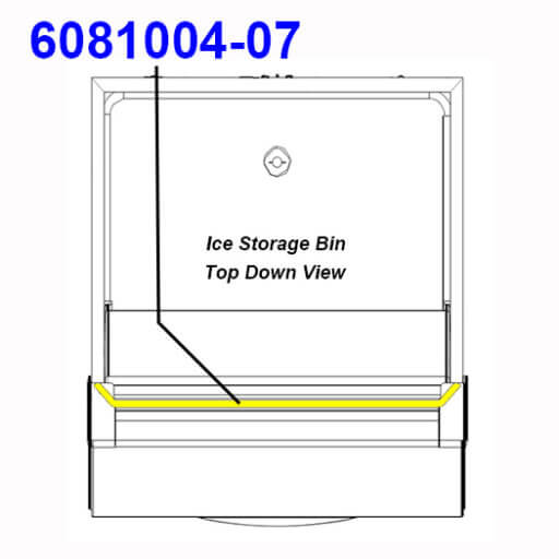 6081004-07 Drip Shield Gasket Diagram