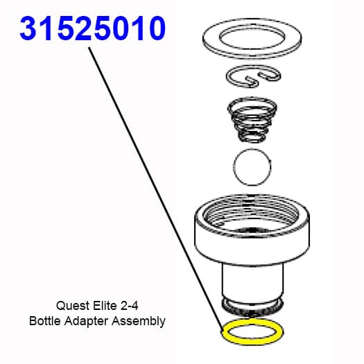 31525010 O-Ring for Bottle Adapter