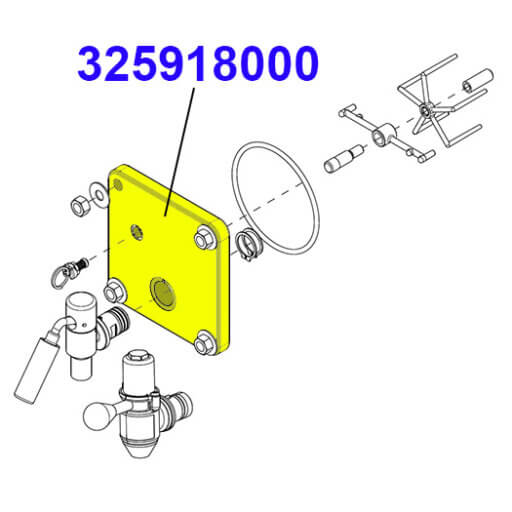 325918000 Face Plate, Freeze Cycle