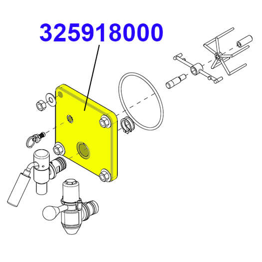 325918000 Face Plate, Freeze Cycle