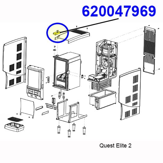 620047969 Top Hinge Cover