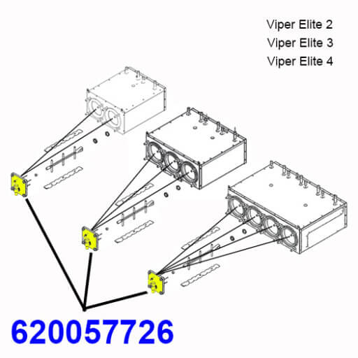 620057726 Face Plate Assembly w/ ADA SPH Valve