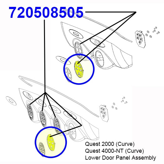 720508505 Portion Control Bezel, Red