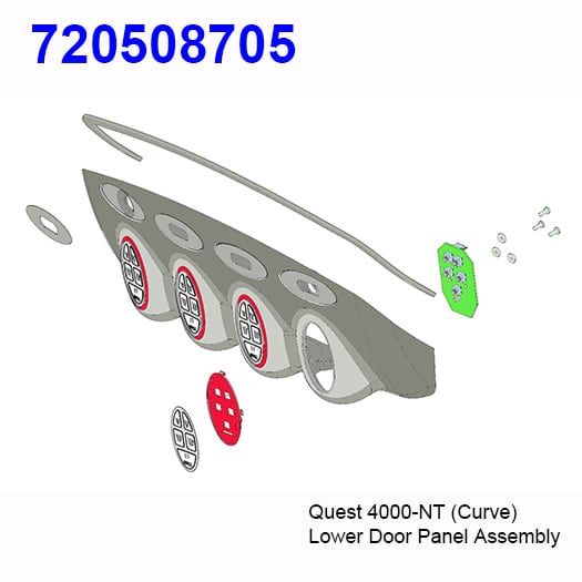 720508705 Lower Door Panel Assy, Portion Control